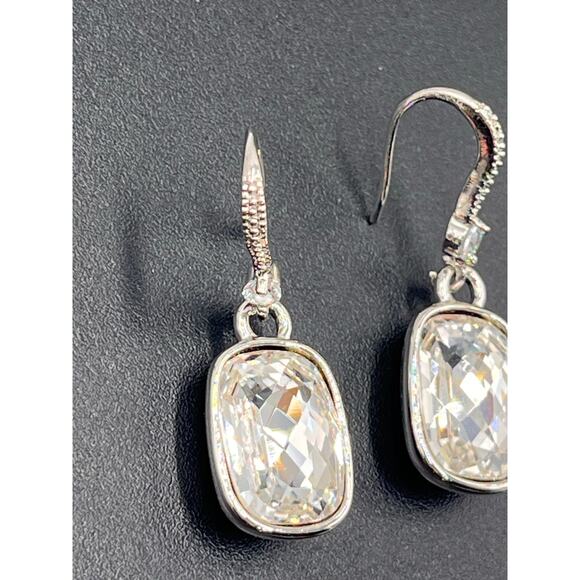 Swarovski Night time Crystal‎ Moonlight Pierced Drop Pave Earrings - Picture 3 of 8